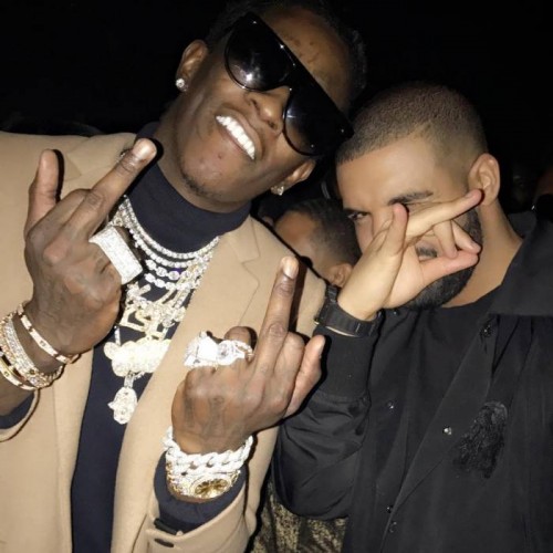 youngthugdrake-500x500 Young Thug Will Be Hitting The Road With Drizzy For 'The Boy Meets World Tour'  