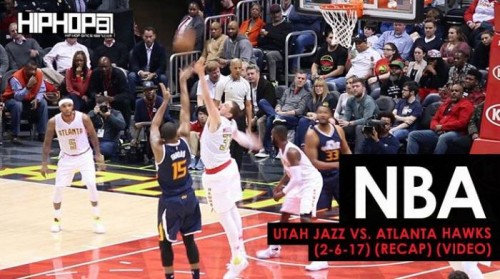 jazz-500x279 NBA: Utah Jazz vs. Atlanta Hawks (2-6-17) (Recap) (Video)  
