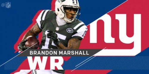 C6Z2y1VWYAA7wDX-500x250 New York State Of Mind: WR Brandon Marshall Signs a 2 Year Deal With The New York Giants  
