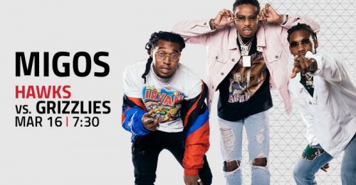 C6lpqzaWoAExvY0-500x261 The Atlanta Hawks & Migos Are Joining Forces for Raindrops, Drop Tops and a Pop-Up Show on March 16 vs. Memphis  