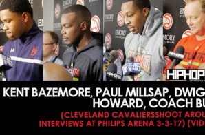 NBA: Kent Bazemore, Paul Millsap, Dwight Howard, Coach Bud (Atlanta Hawks Shoot Around Interviews 3-3-17) (Video)
