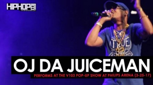 OJ-500x279 OJ Da Juiceman Performs at the V103 Pop-Up Show at Philips Arena (3-25-17) (Video)  