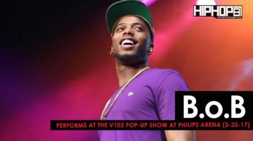 b.o.b-500x279 B.o.B Performs at the V103 Pop-Up Show at Philips Arena (3-25-17) (Video)  