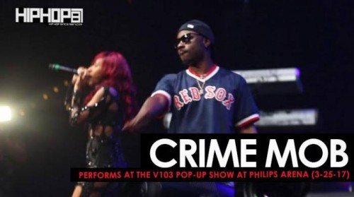 crime-500x279 Crime Mob Performs at the V103 Pop-Up Show at Philips Arena (3-25-17) (Video)  