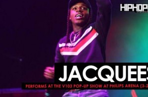 Jacquees Performs “Bed” at the V103 Pop-Up Show at Philips Arena (3-25-17) (Video)