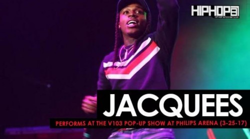 jacquees-500x279 Jacquees Performs "Bed" at the V103 Pop-Up Show at Philips Arena (3-25-17) (Video)  