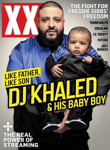 kh-367x500 DJ Khaled & Son Asahd Khaled Cover XXL Mag  