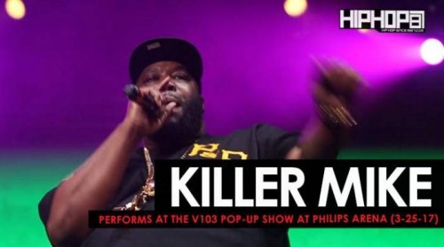killer-mike-500x279 Killer Mike Performs "The Whole World" at the V103 Pop-Up Show at Philips Arena (3-25-17) (Video)  