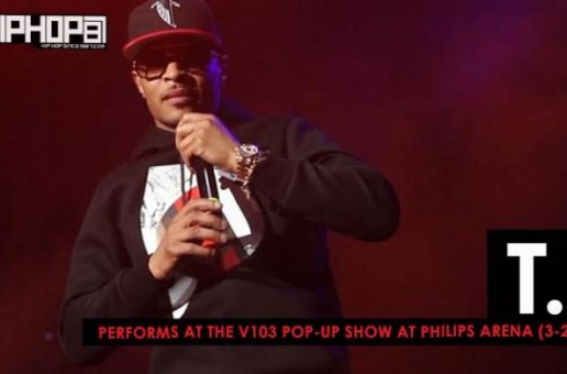 T.I. Performs at the V103 Pop-Up Show at Philips Arena (3-25-17) (Video)