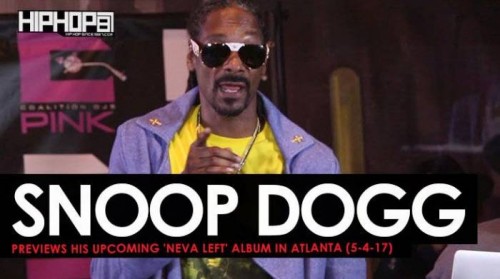 snoop-500x279 Snoop Dogg Previews His Upcoming 'Neva Left' Album in Atlanta (5-4-17) (Video)  