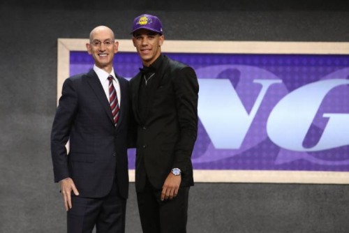 Lonzo-500x334 Ballin In Purple & Gold: The L.A. Lakers Select Lonzo Ball With the 2nd Pick in the 2017 NBA Draft (Video)  