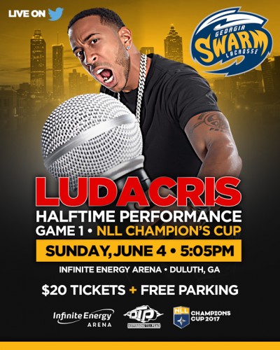 unnamed-400x500 Disturbing The Bees: Ludacris Will Perform at the Georgia Swarm's Championship Game On Sunday  