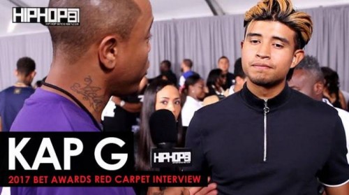 Kap-G-500x279 Kap G Talks His Upcoming "Super Jefe" Tour, Making the 2017 XXL Freshman List, His Future 2017 Endeavors & More on the 2017 BET Awards Red Carpet with HHS1987 (Video)  
