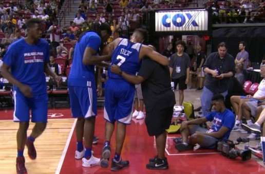 Sixers #1 Overall Pick Markelle Fultz Suffers An Ankle Injury During Summer League Play (Video)