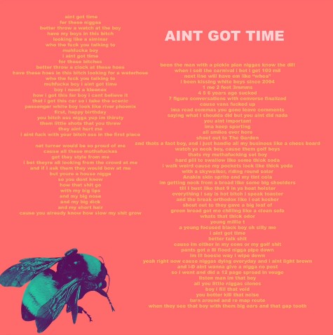 ty-1 Tyler, The Creator - I Ain't Got Time  