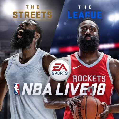 DG58LHjVoAATvC6-500x500 Fear The Beard: Houston Rockets Star James Harden Covers NBA Live 18  