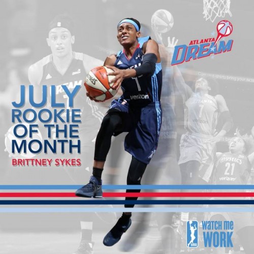 DGKC8vbUMAAo-Eh-500x500 Atlanta Dream Star Brittney Sykes Named July's WNBA Rookie Of The Month  