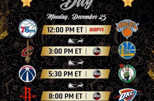 Tis The Season: The NBA Has Released The 2017 Christmas Day Schedule