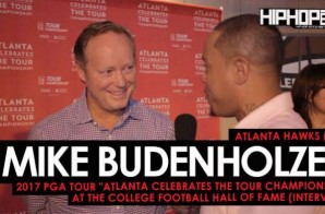 Atlanta Hawks (HC) Mike Budenholzer Talks The Upcoming 2017-18 Atlanta Hawks Season, The New Look Eastern Conference, His Love For Golf & More at the 2017 PGA Tour “Atlanta Celebrates the TOUR Championship” at the College Football Hall of Fame