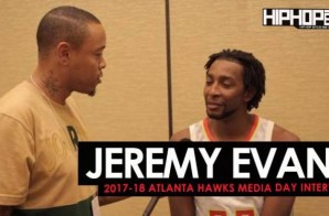 Jeremy Evans Talks the 2017-18 Atlanta Hawks, NBA 2K18, Painting & More During 2017-18 Atlanta Hawks Media Day with HHS1987 (Video)