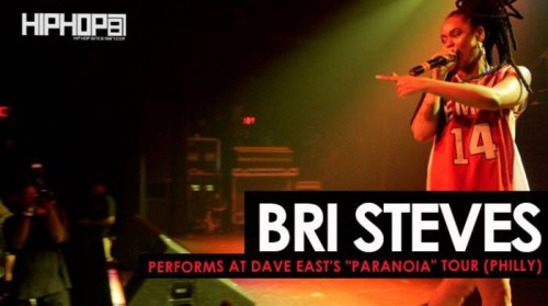 bri-steves-dave-east-500x279 Bri Steves Performs at Dave East's "Paranoia Tour" In Philly (HHS1987 Exclusive)  