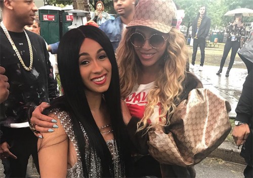 cardi-beyonce-500x351 Is A Cardi B And Beyonce Collaboration On The Way?  