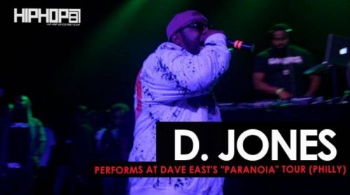 d.-jones-dave-east-500x279 D. Jones Performs at Dave East's "Paranoia Tour" In Philly (HHS1987 Exclusive)  