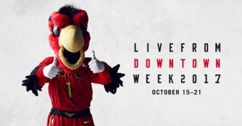 hawks-downtown-500x261 True To Atlanta: The Atlanta Hawks Launch 'Live from Downtown Week'  