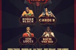 Cardi B, Kodak Black, YFN Lucci & Rich The Kid Set To Headline The 1st Annual Trap Circus Festival!