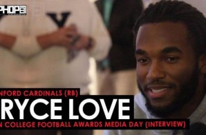 Bryce Love Talks J Cole, North Carolina, His Junior Season, the Heisman & More at the ESPN College Football Awards Media Day (Video)