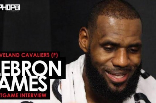 Lebron James Talks Guarding Dennis Schroder, Kevin Love’s Impact at Center, the Cavs Winning Streak & More (Hawks vs. Cavs Postgame Interview) (Video)