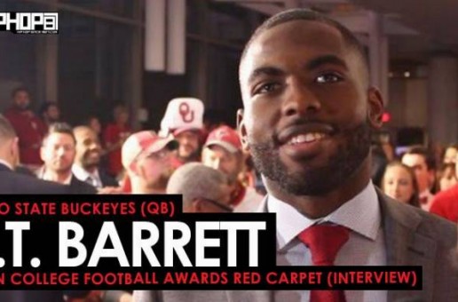 Ohio State Buckeyes (QB) J.T. Barrett Talks LeBron James, His Favorite Nike LeBron Cleats, the Cotton Bowl & More at the ESPN College Football Awards Red Carpet (Video)
