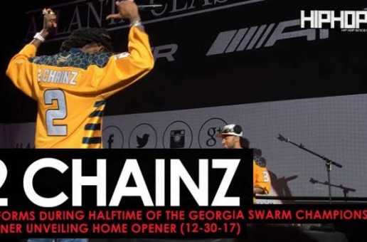 2 Chainz Performs “No Problem”, “That’s a Vibe” “4am” & More during Halftime of the Georgia Swarm Game (Video)