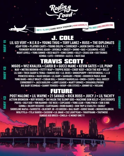 RL18-FINAL-400x500 J. Cole, Travis Scott, Future to Headline the Fourth Annual Rolling Loud Miami Festival  