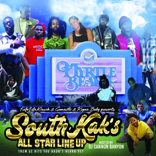 South-Kaks-All-Star-Line-Up DJ Cannon Banyon - South Kak's All Star Line Up (Mixtape)  