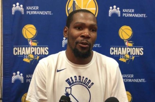 Kevin Durant Talks Giving His Jersey To Quavo, Steph Curry Ankle Injury, Facing The Atlanta Hawks & More (Video)