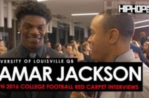 Lamar Jackson Talks The 2018 NFL Draft, Mike Vick Comparisons & More w/ Terrell Thomas (Video)