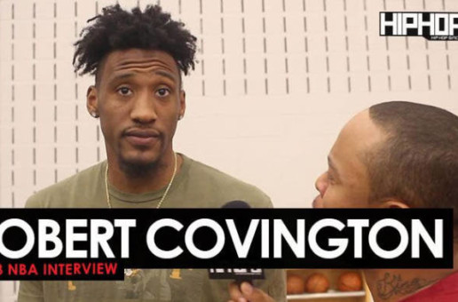 Robert Covington Talks the Sixers 2017-18 Season, Meek Mill, Custom Sneakers Made by Kickstradomis & More (2018 NBA Interview)