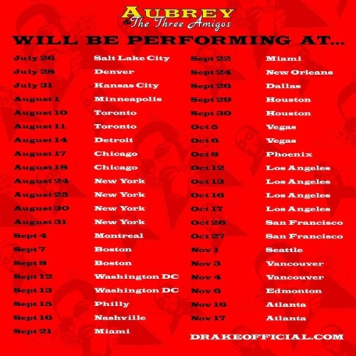 drake-migos-dates-500x500 Drake & Migos Announce 'Aubrey & The Three Amigos' Tour  