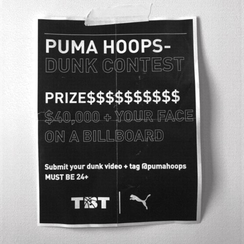 Puma-TBT-500x500 Puma Hoops x The Basketball Tournament Are Looking For the Best Dunkers For a Chance To Win 40,000  