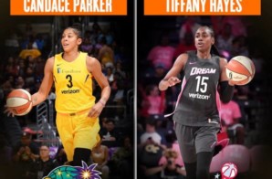 Atlanta Dream Star Tiffany Hayes & L.A. Sparks Star Candace Parker Named the WNBA’s Eastern and Western Conference Players of the Week