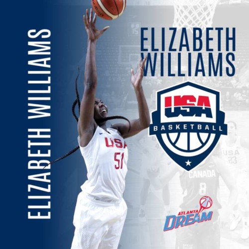 Dm1dV9yVAAAlMPy-500x500 Living The Dream: Atlanta Dream Star Elizabeth Williams Named Finalist to 2018 USA Basketball Women’s World Cup Team  