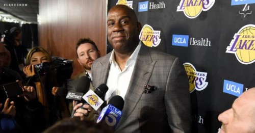 Magic-Johnson-500x261 A Magical Disappearing Act: Magic Johnson Has Stepped Down as the Los Angeles Lakers Team President  