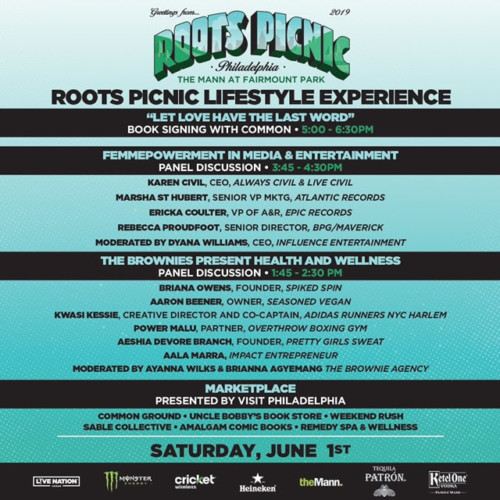 unnamed-5-1-500x500 The Roots Picnic Announces Lifestyle Tent w/ Common, Health & Wellness Panels & More!  