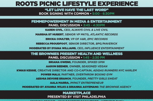 The Roots Picnic Announces Lifestyle Tent w/ Common, Health & Wellness Panels & More!
