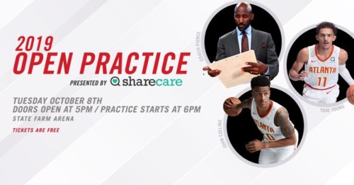 EFLYVTnXUAcC4lu-500x261 The Atlanta Hawks Will Hold Open Practice Presented by Sharecare at State Farm Arena On Tuesday, Oct. 8  