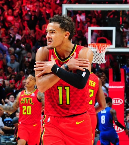 EH437PgXUAIaHhH-446x500 Ice Cold: Atlanta Hawks Guard Trae Young Named NBA Eastern Conference Player of the Week  