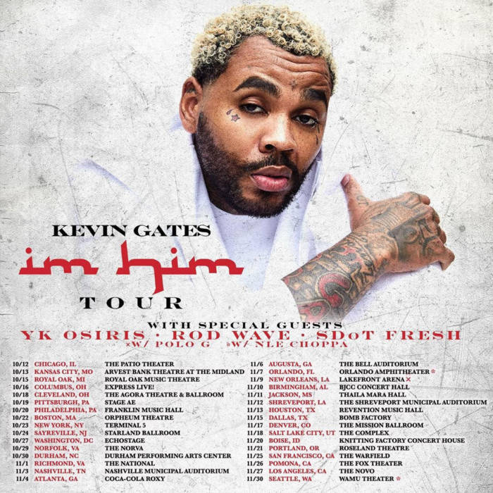 unnamed-1-2 Kevin Gates, YK Osiris, Rod Wave Concert Review 10/20/19 Philly, PA  
