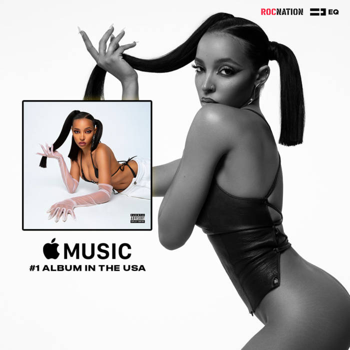 unnamed Congratulations, Tinashe for the #1 Album on Apple Music USA!  