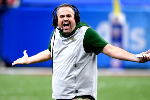 ENr_v2IVAAEFk5q-500x333 From Broad St. To The NFL: Former Temple/Baylor Coach Matt Rhule Has Agreed To Become the Carolina Panthers New Head Coach  